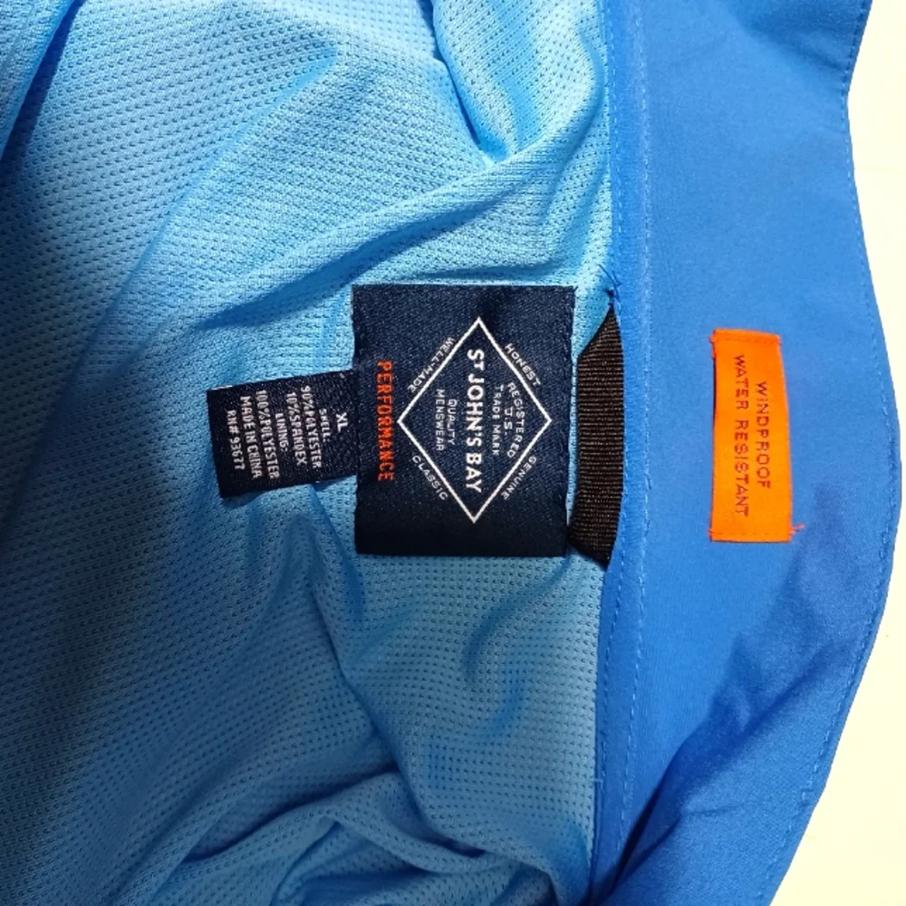 New St John's Bay  Performance Prep, Sleeveless Vest, Size: XL Color:Blue